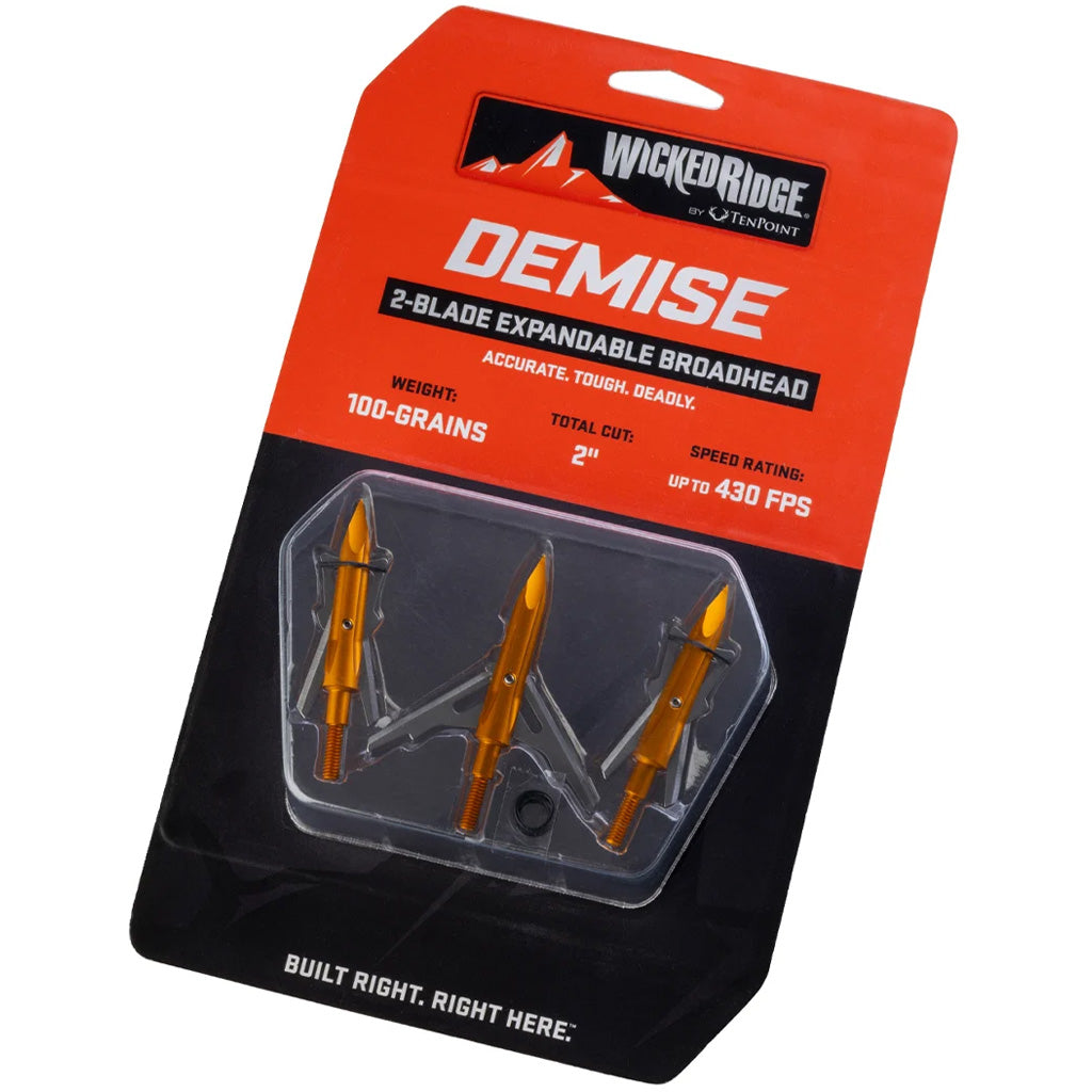 Wicked Ridge Demise Broadheads 100 gr. 3 pk.