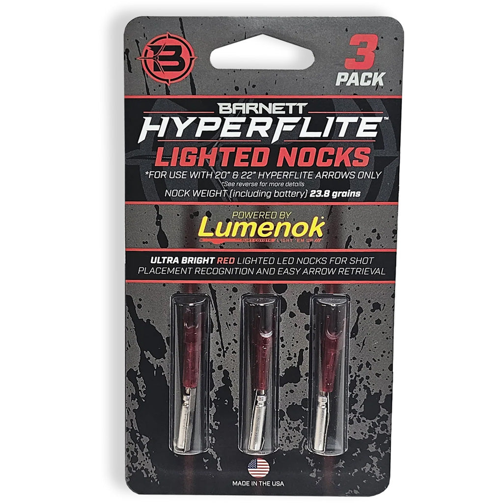 Barnett Hyperflite Lumenok Lighted Nocks 3 pk.