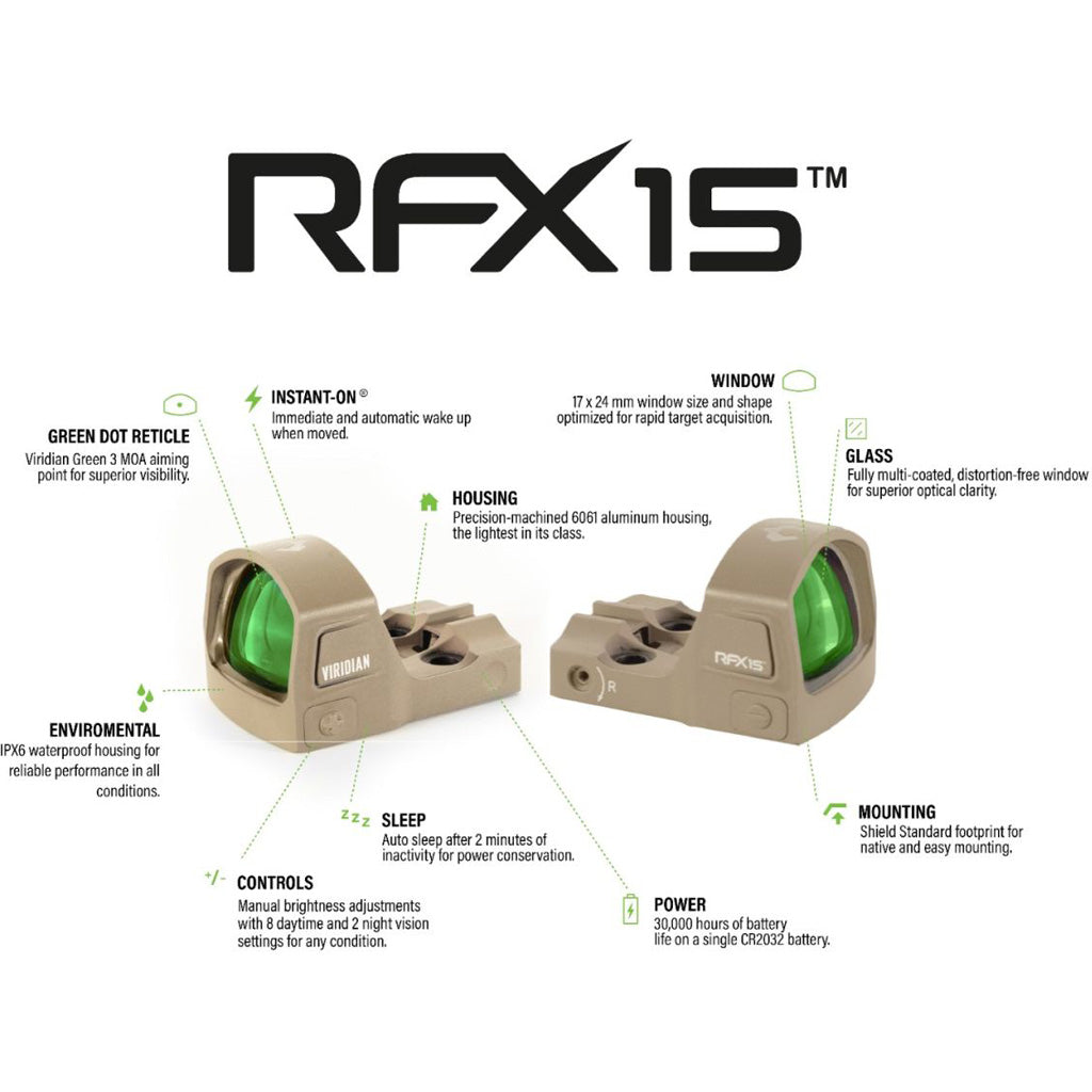 Viridian RFX15 Reflex Sight