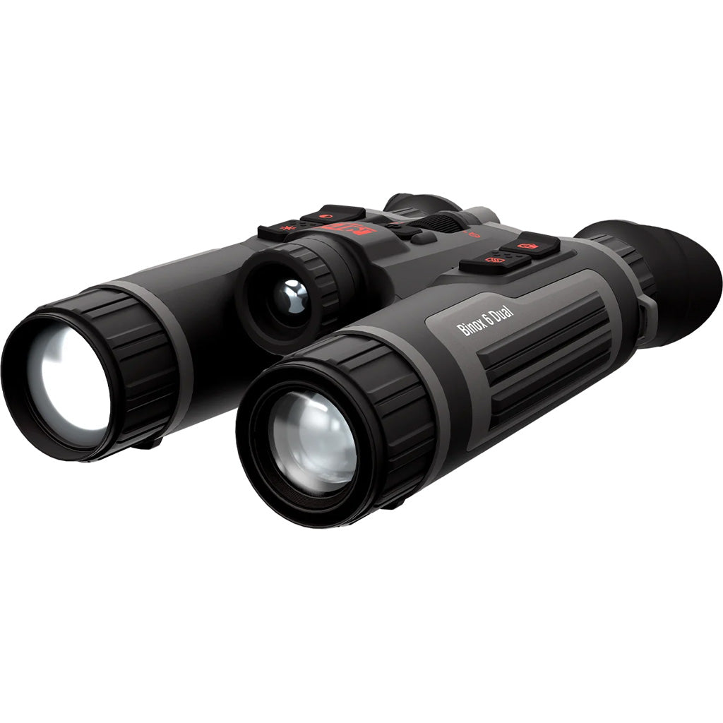 ATN Binox 6 Dual 640 LRF Thermal Binoculars 3-24x, 640X512 BLKw/Day,Night,Twilight 4K UHD &LRF