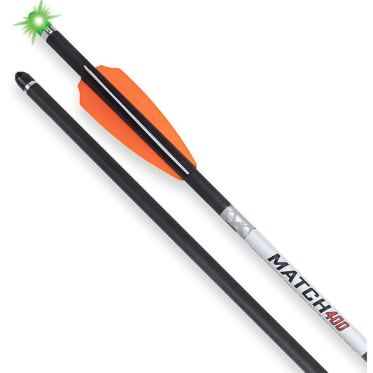 Wicked Ridge Match 400 Arrows 20 in. Green Alpha Blaze Nocks 3 pk.