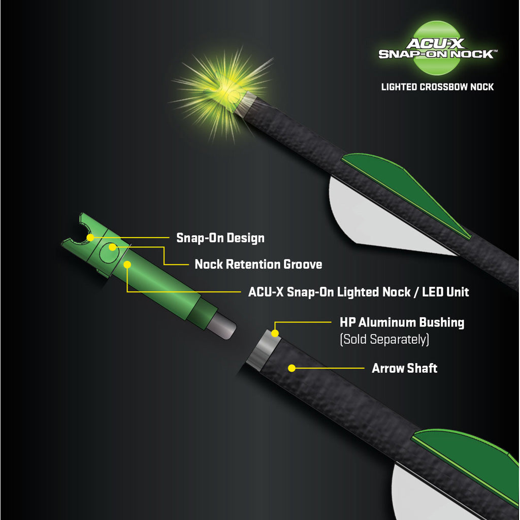 TenPoint ACU-X Lighted Nock Green 3 pk.