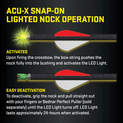 TenPoint ACU-X Lighted Nock Green 3 pk.