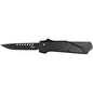 Southern Grind Arachnid OTF Knife 3.2 in  Drop Point Black w/Black