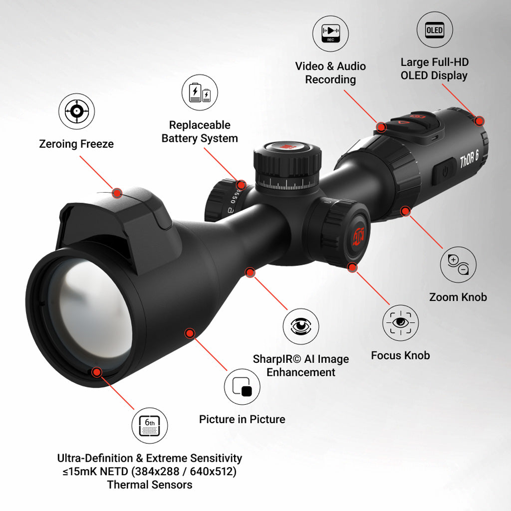 ATN ThOR 6 Elite 384 Thermal Scope