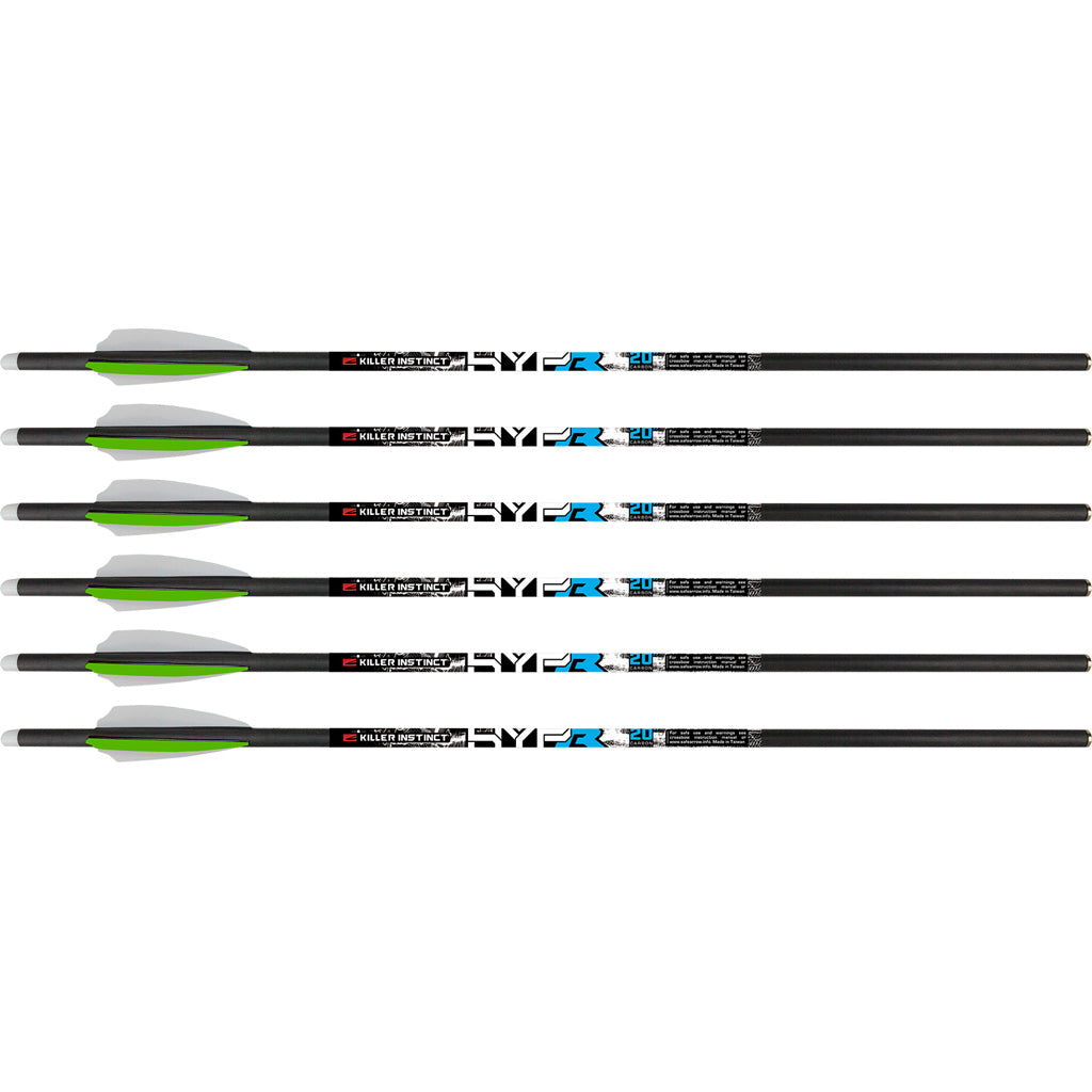 Killer Instinct Hypr Lite Crossbow Bolts 20 in. 6 pk.