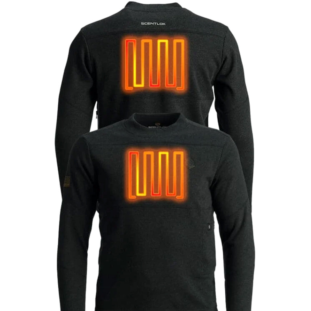 ScentLok BE:1 Trek Heated Base Shirt Blackout