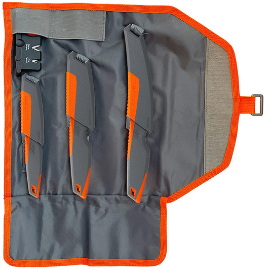 Outdoor Edge Vantex 4-Piece Roll Pack Kit 3 Blades