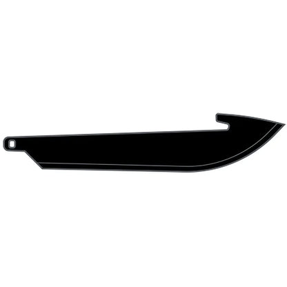 Outdoor Edge 3.5" Drop-Point Blade Pack Black, 6 Blades