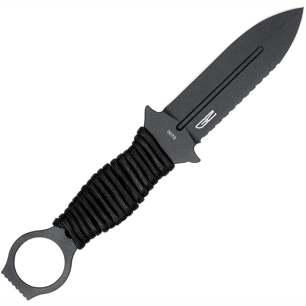 CobraTec Ringed Claymore 1 Side Serrated Dagger
