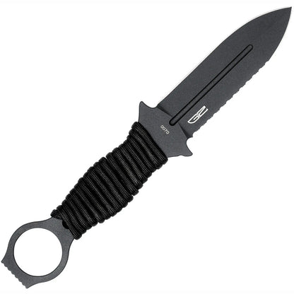 CobraTec Ringed Claymore 1 Side Serrated Dagger