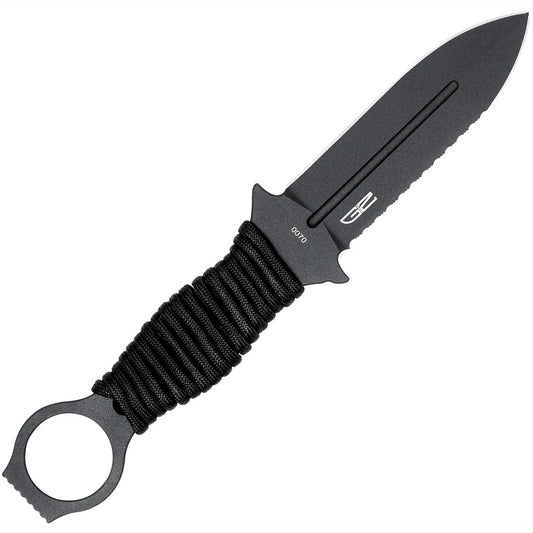 CobraTec Ringed Claymore 1 Side Serrated Dagger