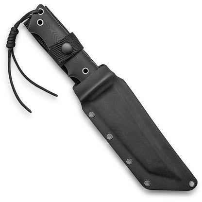 CobraTec Renegade 440C Tanto Blade Knife Fixed Blade Black