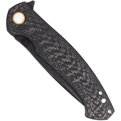 CobraTec Aventus Carbon/Titanium S35VN Knife Folding Blade Carbon Fiber