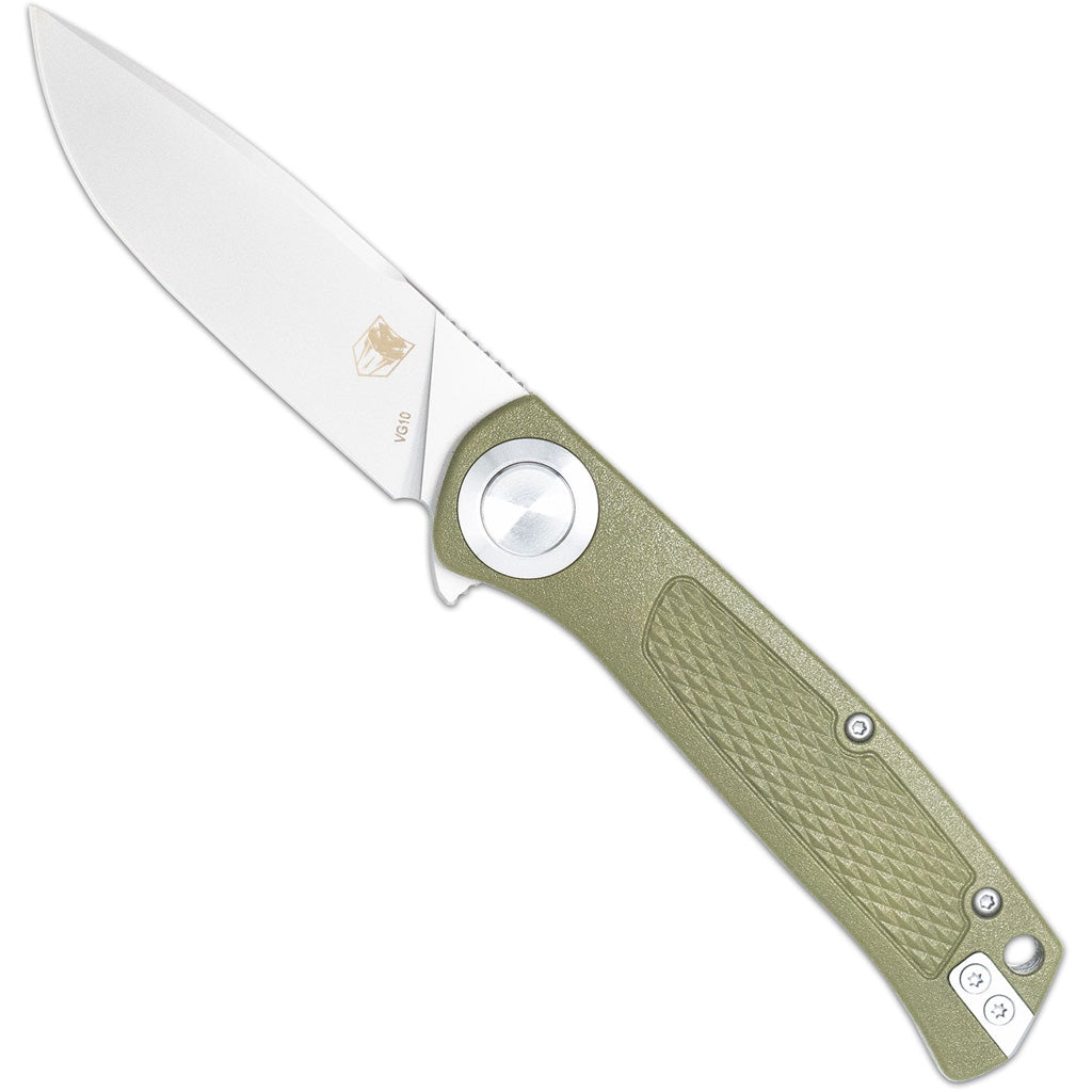 CobraTec EDC Scout Grivory Button Lock Knife