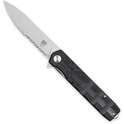 CobraTec Medium Kuzio Drop Serrated Folder Knife
