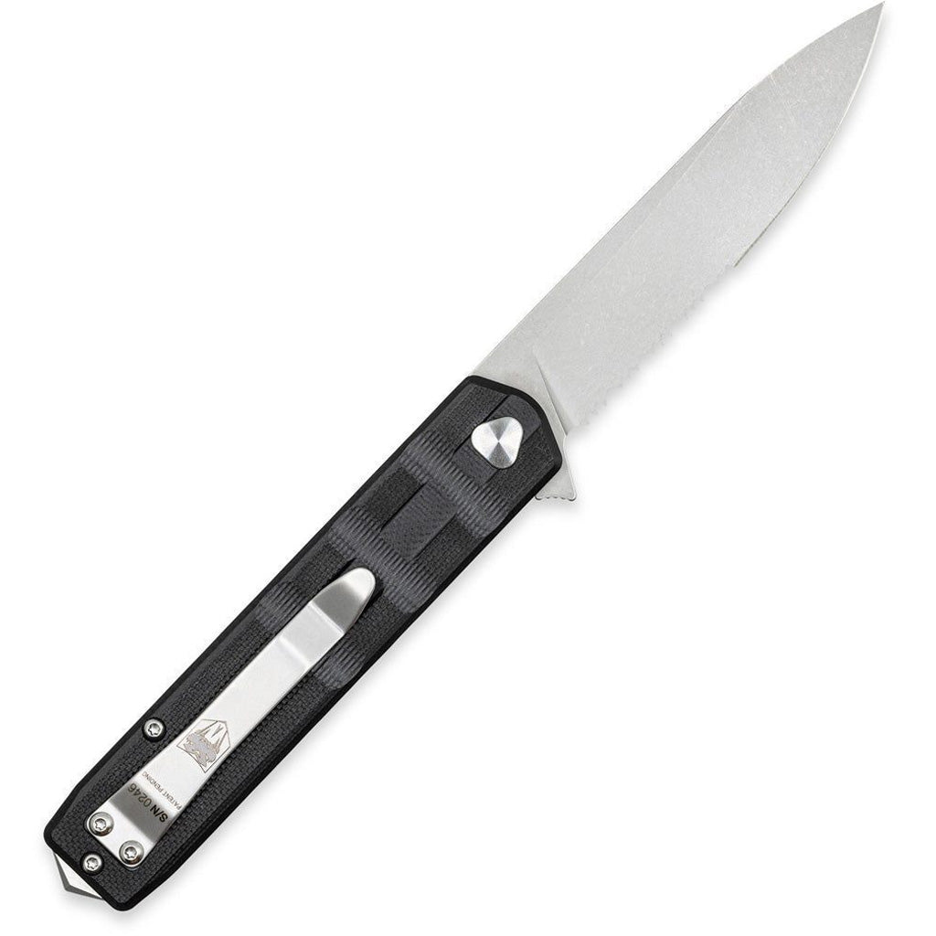 CobraTec Medium Kuzio Drop Serrated Folder Knife