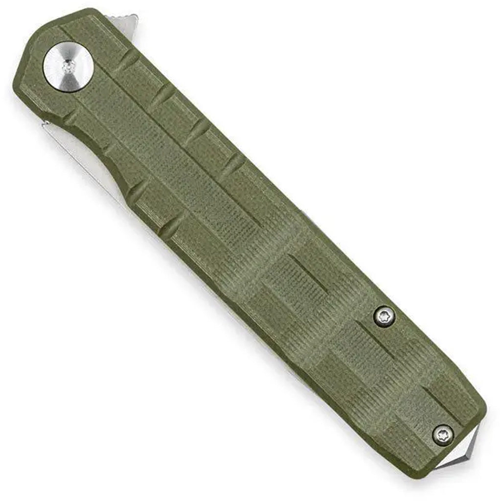 CobraTec Medium Kuzio Drop Serrated Folder Knife