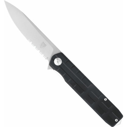 CobraTec Large Kuzio Drop Serrated Folder Knife