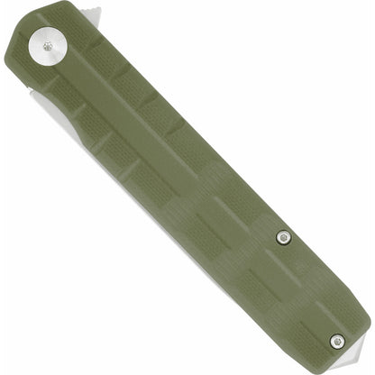 CobraTec Large Kuzio Drop Serrated Folder Knife