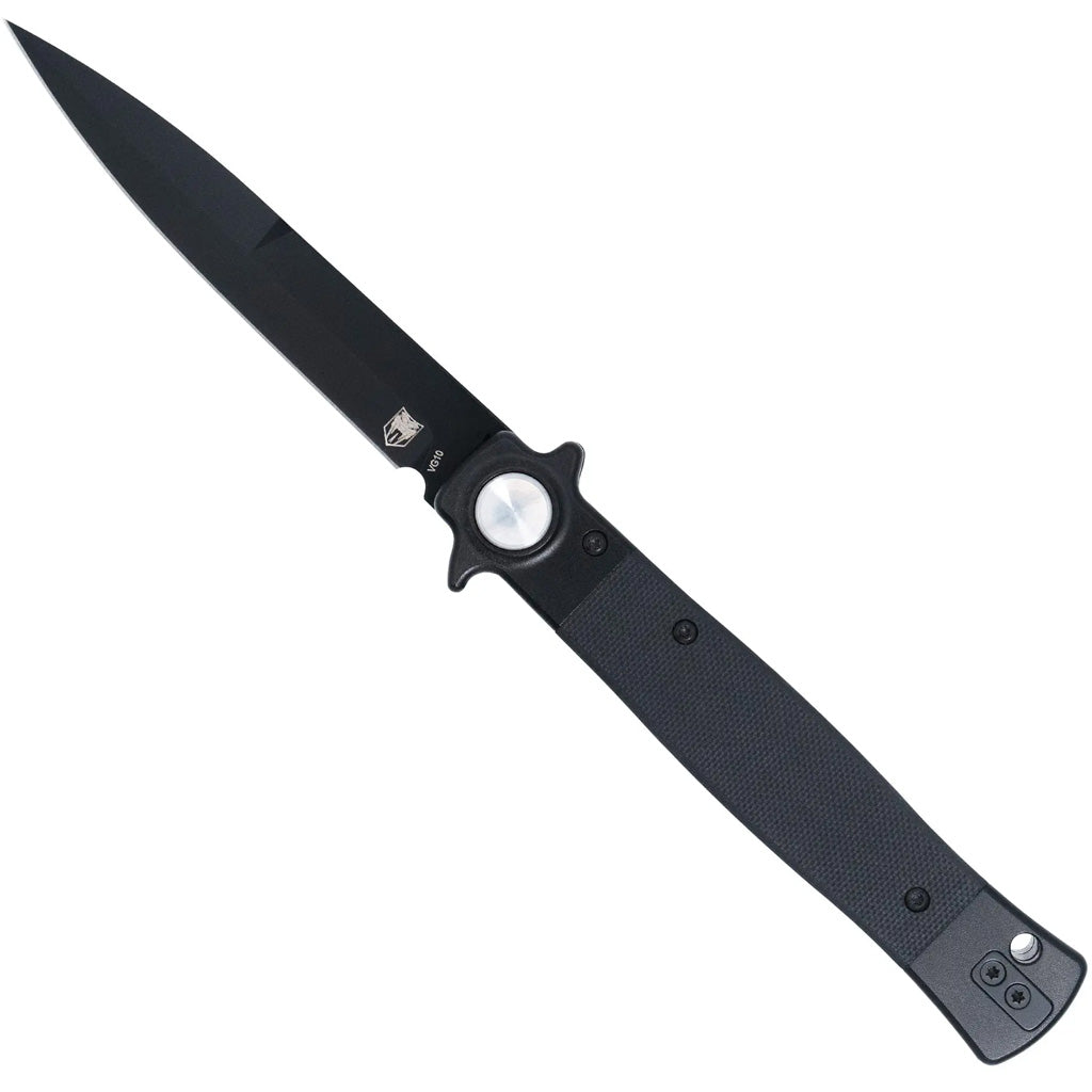 CobraTec Stiletto Button Lock G10 Knife
