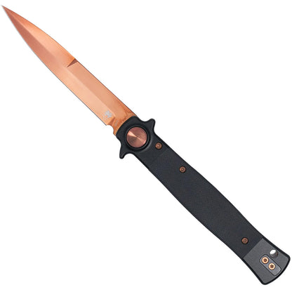 CobraTec Stiletto Button Lock G10 Knife