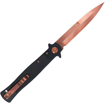 CobraTec Stiletto Button Lock G10 Knife