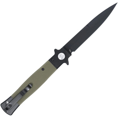 CobraTec Stiletto Button Lock G10 Knife