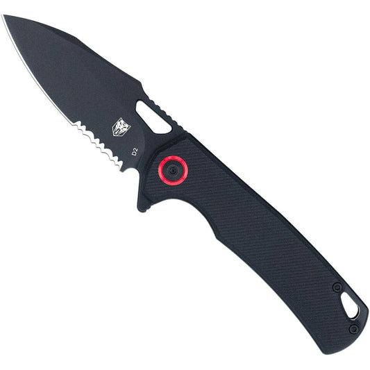 CobraTec Wolverine Liner Lock Drop Serrated Knife