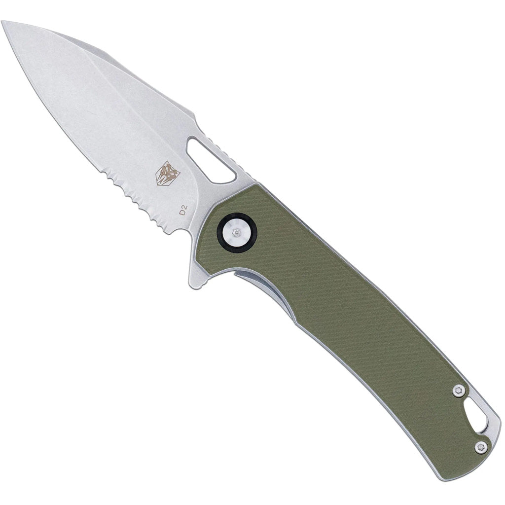 CobraTec Wolverine Liner Lock Drop Serrated Knife
