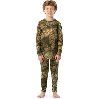 Indera Youth Camo Thermal Baselayer Set