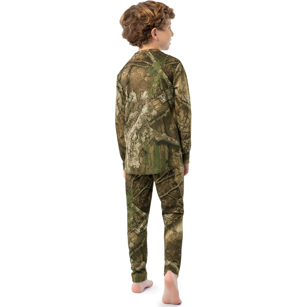 Indera Youth Camo Thermal Baselayer Set
