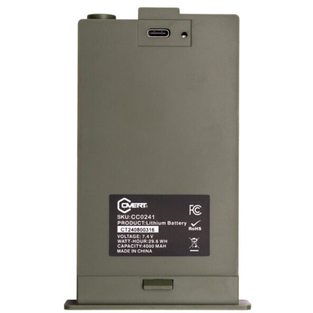 Covert Lithium Battery Pack  4000MA