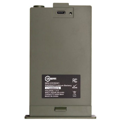 Covert Lithium Battery Pack  4000MA