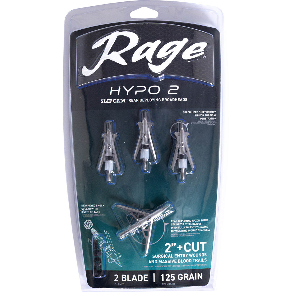 Rage Hypo 2 Series Broadheads