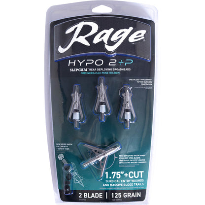 Rage Hypo 2 +P Series Broadheads