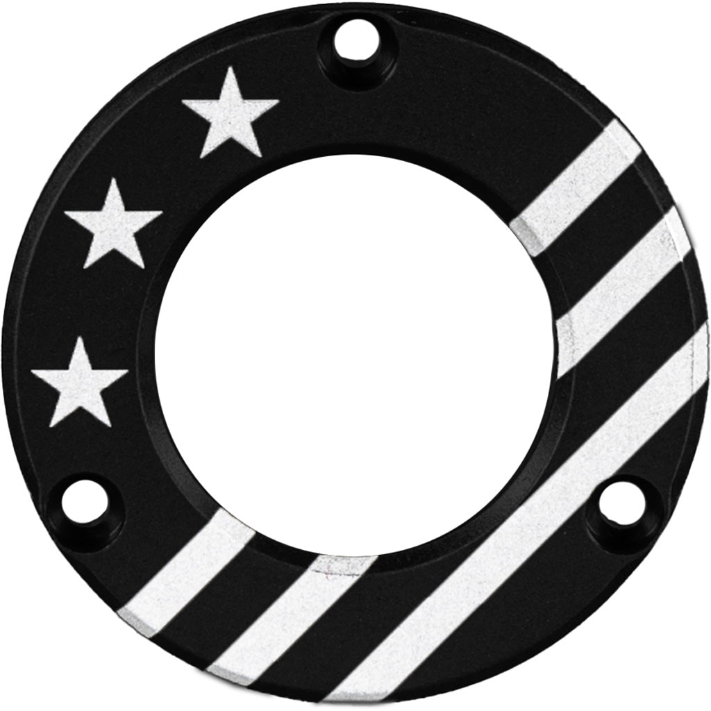 Axcel Driver Hubcap Black w/Engraving