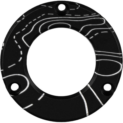 Axcel Driver Hubcap Black w/Engraving