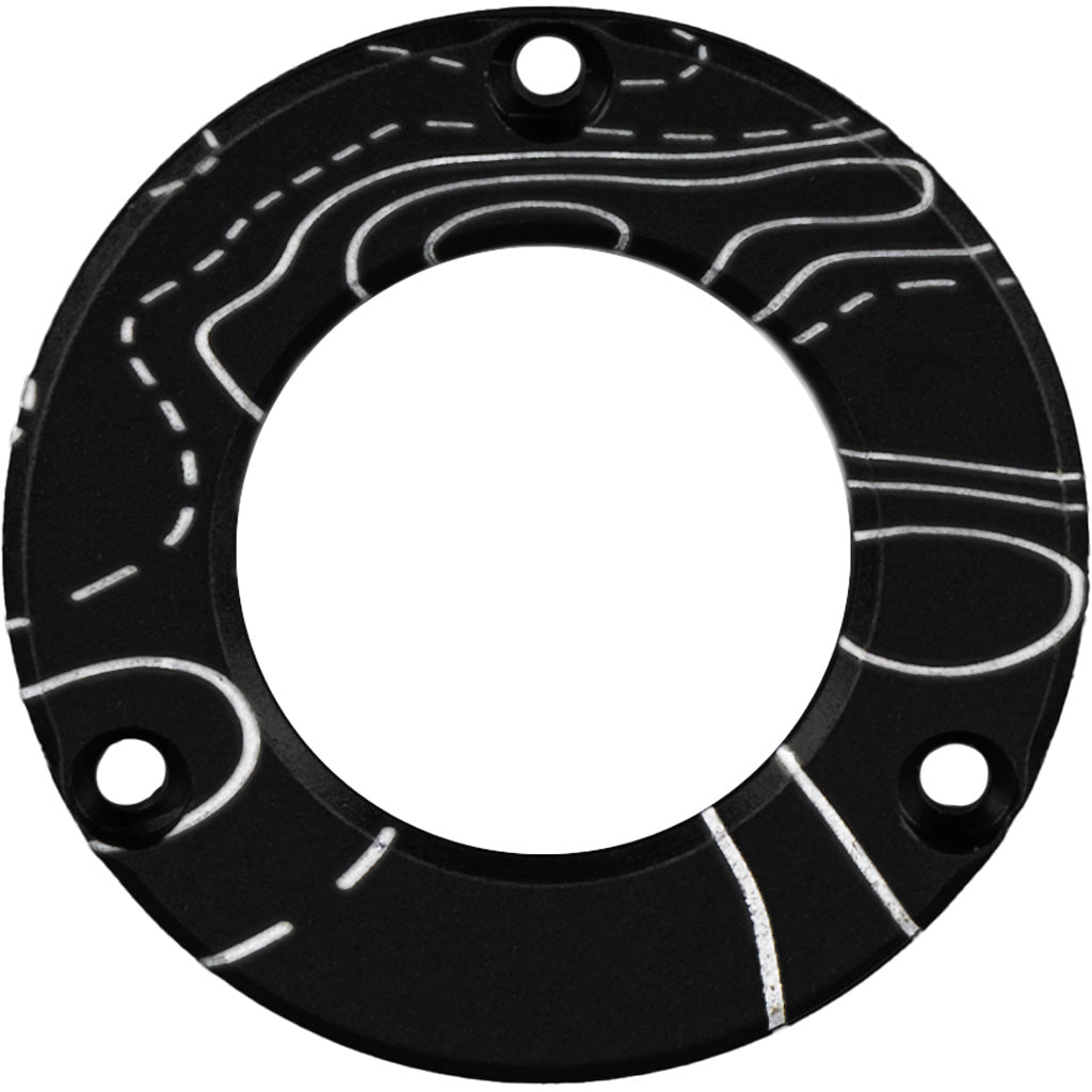 Axcel Driver Hubcap Black w/Engraving