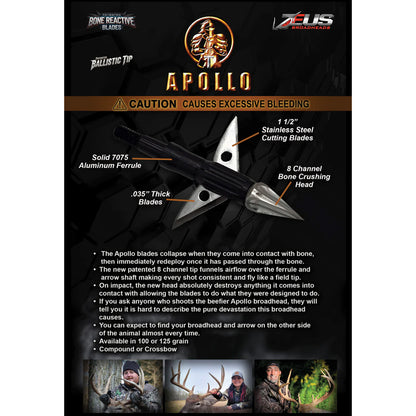 Zeus Apollo Broadhead