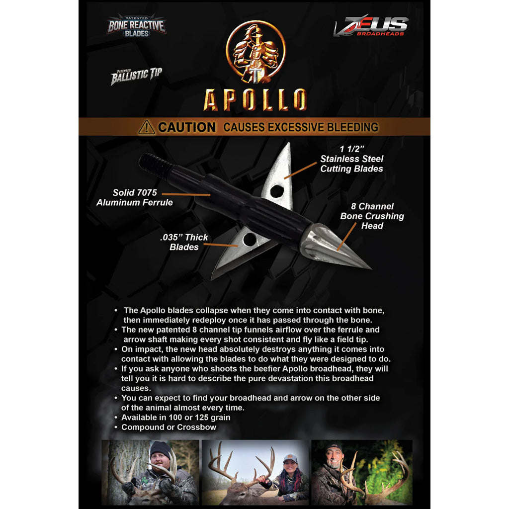 Zeus Apollo Broadhead