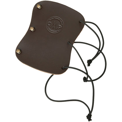 October Mountain Traditional Leather Arm Guard Brown