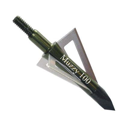 Muzzy Screw-In Broadheads 3 Blade 100 gr. 6 pk.