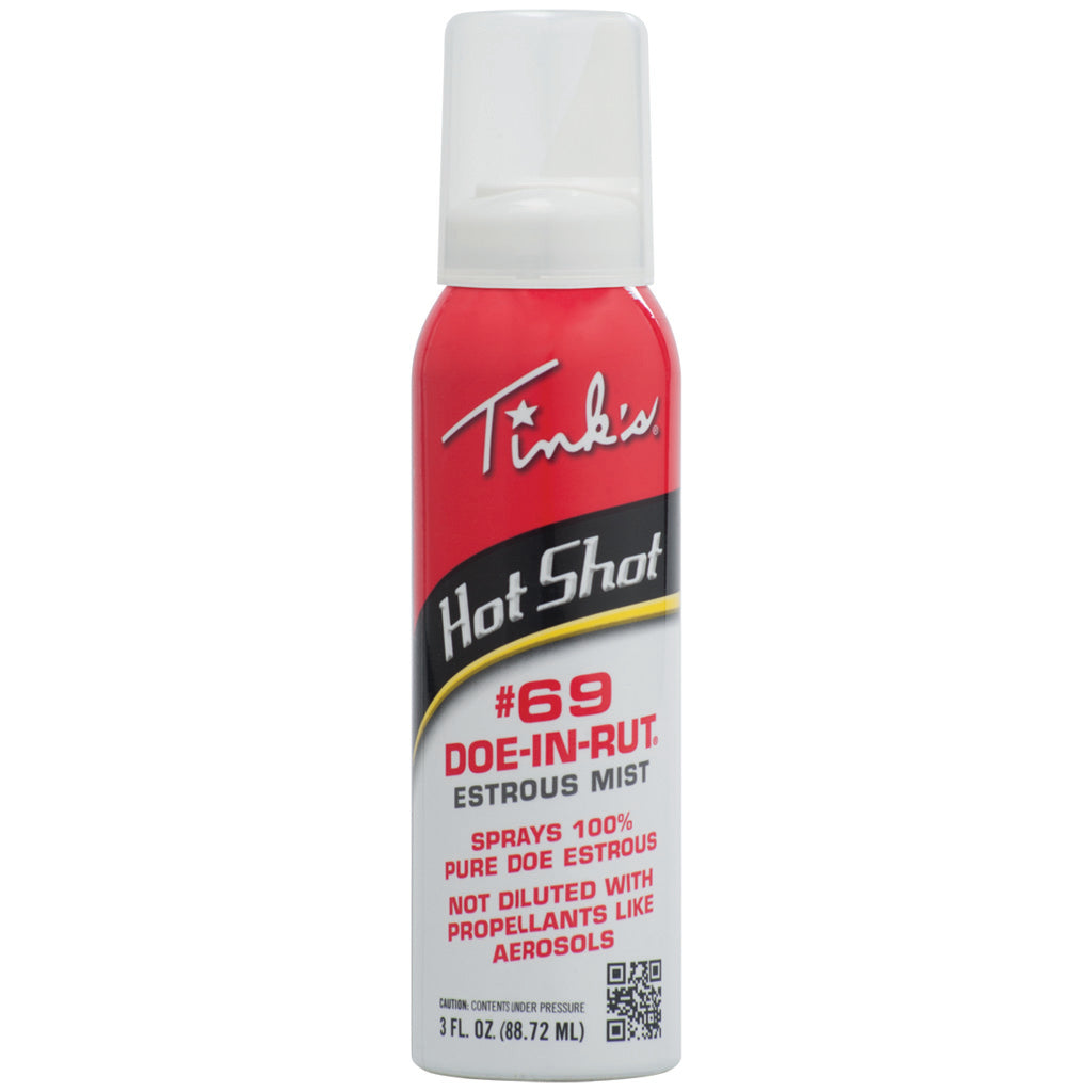 Tinks Hot Shot #69 Doe-In-Rut Estrous Mist 3 oz.